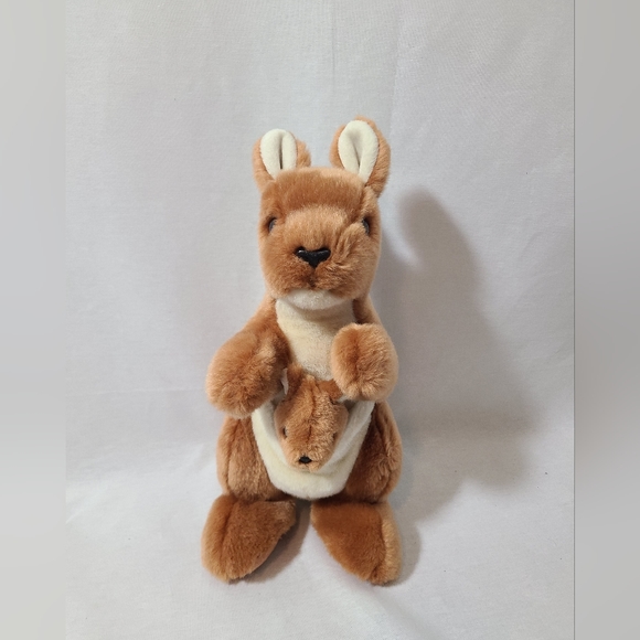 Ty Other - TY Beanie Buddies Collection Mama Kangaroo w/ Baby Joey in Pouch 11" Plush